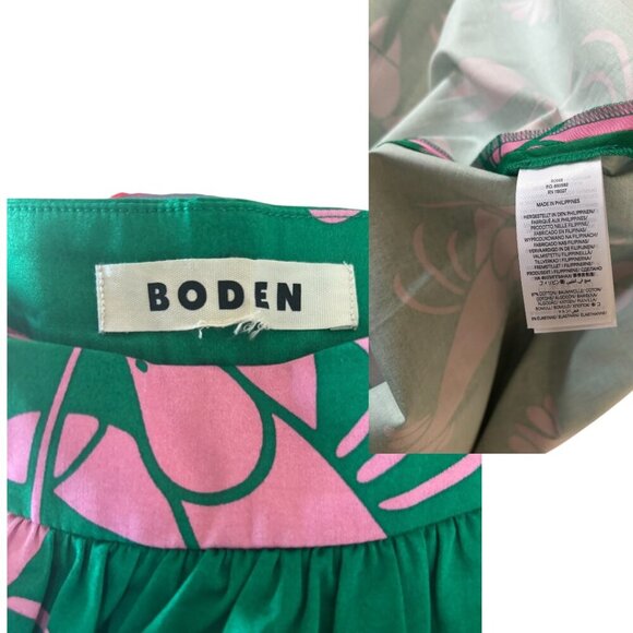 BODEN LOBSTER MAXI COTTON FULL LENGTH SKIRT MEDIUM LIKE NEW! - Picture 5 of 5